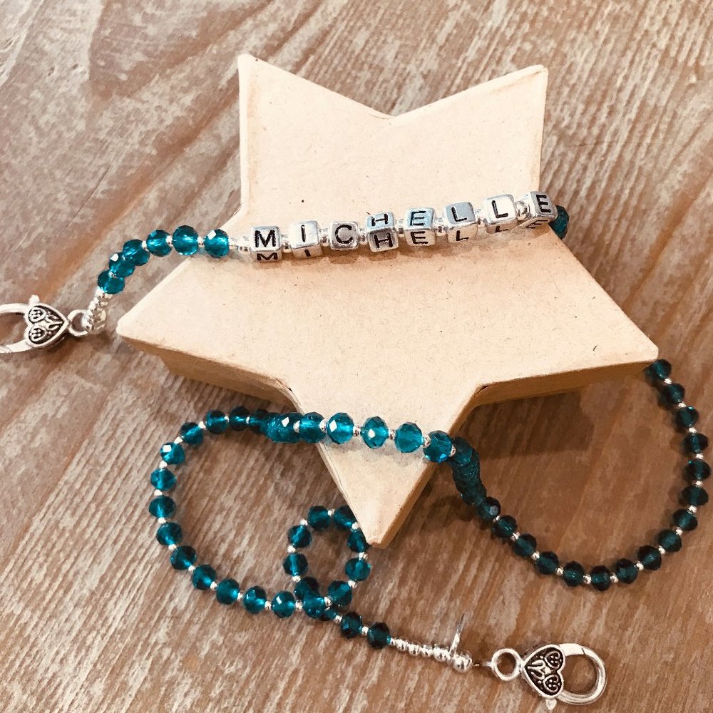 Face Mask Holder Bead Necklace Lanyard Personalize